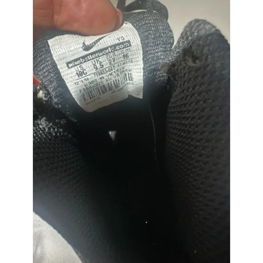 Nike Alpha Black/White Baseball Cleats Size 10c